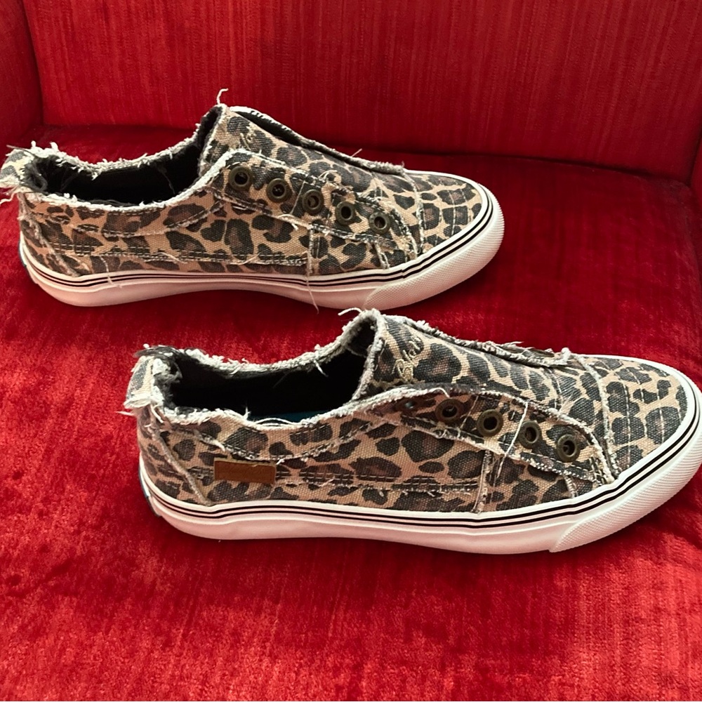 Blowfish Leopard Print Sneakers